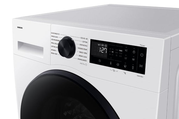 Samsung Series 6 Washer Dryer, AI Energy, Wi-Fi enabled, 9/6kg 1400rpm, White,WD90DG6B85BEU1
