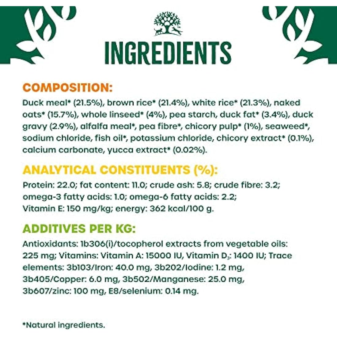 James Wellbeloved Adult Duck & Rice 15 kg Bag, Hypoallergenic Dry Dog Food