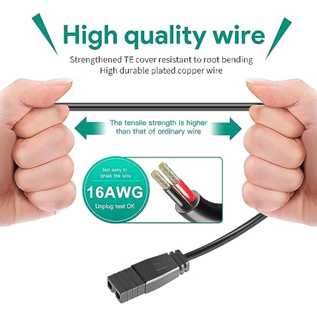 HKY 12V Mini Fridge Car Cooler Cool Box Power Lead Cable Car Freezer AstroAI Portable Fridge Car Charger Power Adapter Extension Automobile Cigarette lighter 2 Pin Plug in for Refrigerator Car Freezer