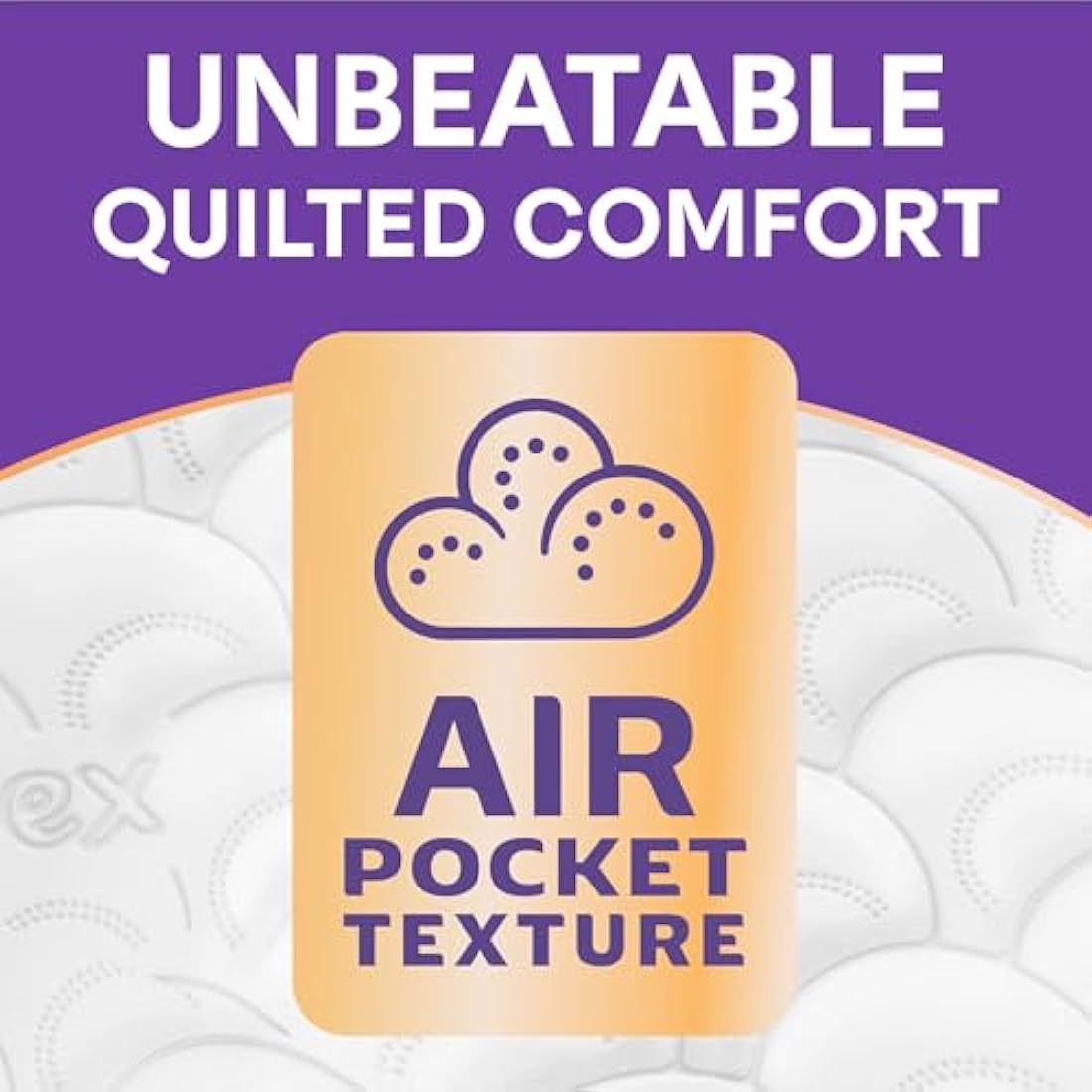 Andrex Ultimate Quilts Toilet Tissue 24 Rolls, Air Pocket Technology for Soft, Thick Sheets - 4 Quilted Toilet Rolls x 6 Packs, FSC Certified