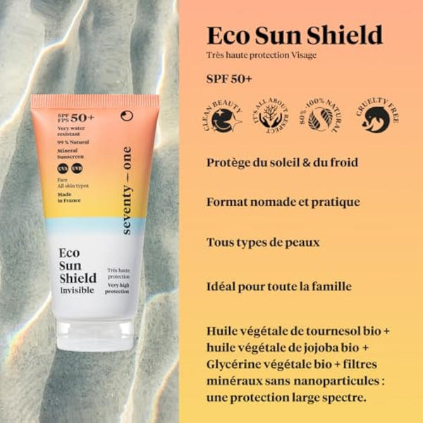 SeventyOne Percent | Dry Sun Oil SPF 30 | Dry Sun Oil : Face - Body - Hair | High Vegan Sun Protection | Skin Satin appearance | UVA 16 | 80% Natural - Made in France | 100 ml