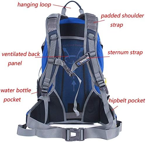 EGOGO 30L Outdoor Cycling Hiking Water-resistant Backpack Running Camping Daypack with Rain Cover S2310