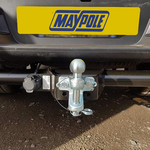 BITS4REASONS - NEW MODEL MAYPOLE MP87 50MM BALL AND PIN HITCH - BLACK TOWBALL…