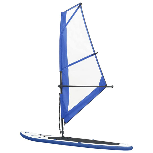 Inflatable Stand Up Paddleboard with Sail Set SUPs Board Surfboard vidaXL