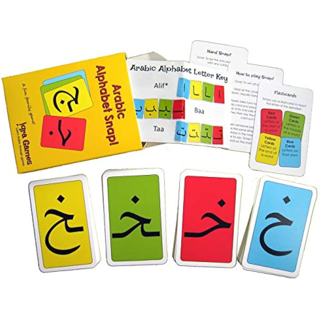 Iqra Games Arabic Alphabet Snap, Flashcards, Alif Ba Ta Game