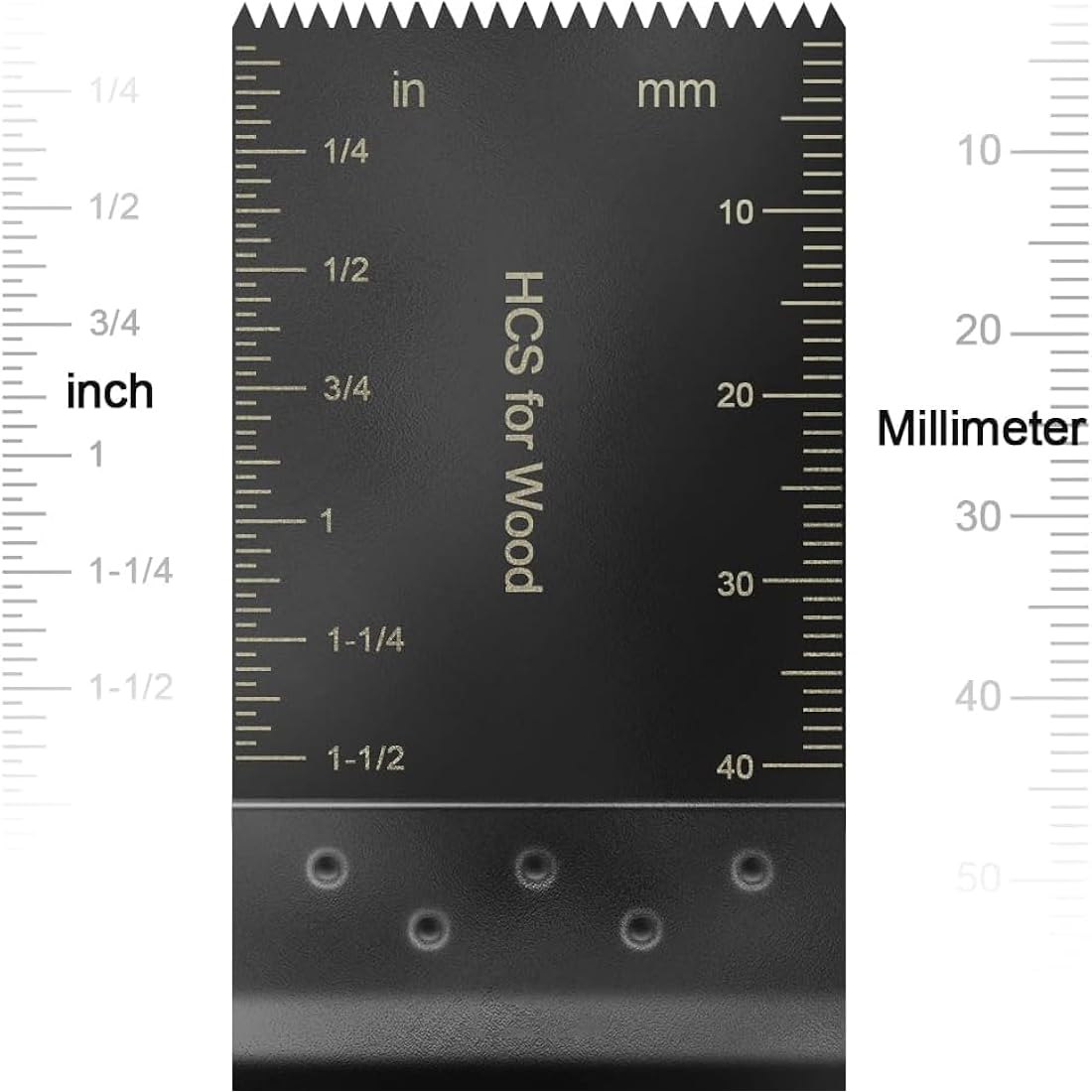 60Pcs Multi Tool Blades Kits Universal Wood Oscillating Saw Blades Wood Multitool Blades Compatible with Fein Multimaster Porter Cable Bosch Ryobi Dewalt Milwaukee Rockwell Oscillating Tool