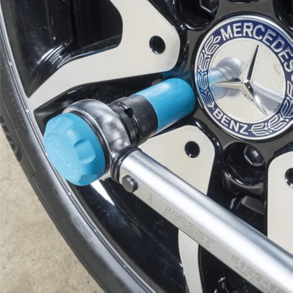 Set di chiavi a bussola HAZET 903SPC/3, Chiave quadra da 12,5 mm (1/2 pollice), larghezza trasversale 17 21 mm, con bussola in plastica, Montaggio di pneumatici con cerchioni in alluminio