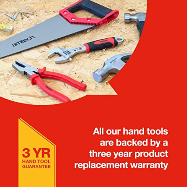 Amtech - Ratchet Driver Socket Set, DIY at Home, Easy to Use, Ideal for Heavy Jobs with Larger Nuts, Strong Chrome Vanadium Steel, Includes Convenient Storage Box (25 ½” Piece)