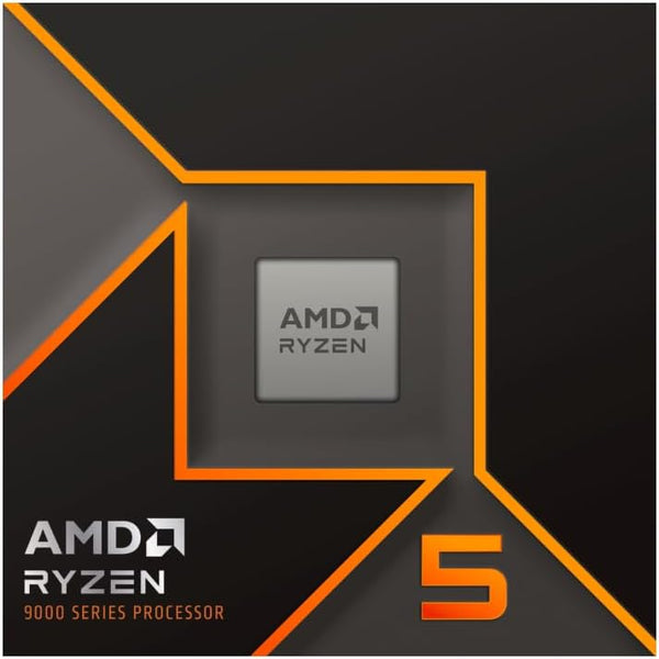 AMD Ryzensets 5 9600X Processor (radeon graphics included, 6 Cores/12 Threads, 65W TDP, Socket AM5, Cache 38MB, up to 5.4 GHz max boost Frequency, no cooler)