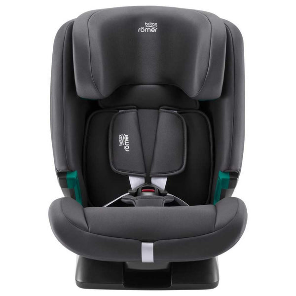 BRITAX RÖMER Car Seat EVOLVAFIX, with ISOFIX, Child from 76 to 150 cm (i-Size), from 15 Months to 12 Years, Space Black