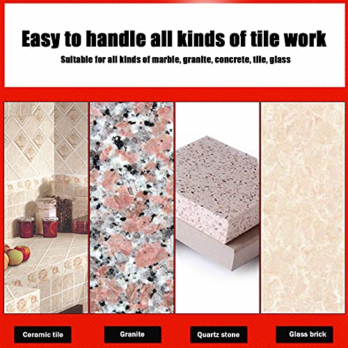 11 Pcs Tile Hole Cutter Set Diamond Drill Bit Kit Brazing Core Hole Saw Set Hole Saws Mandrels 6mm - 50mm, Hollow Core Drill Bit Set for Glass, Porcelain, Ceramic, Granite Stone