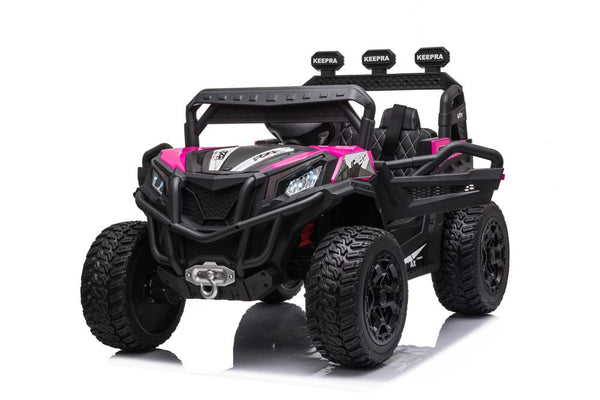 RZR Turbo UTV-MX-ii *2 SEATER* 24V 4x Motors 4x4 Electric Kids Ride On Car (White)