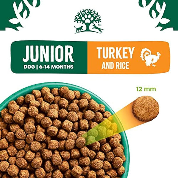James Wellbeloved Junior Turkey & Rice 15 kg Bag, Hypoallergenic Dry Dog Food