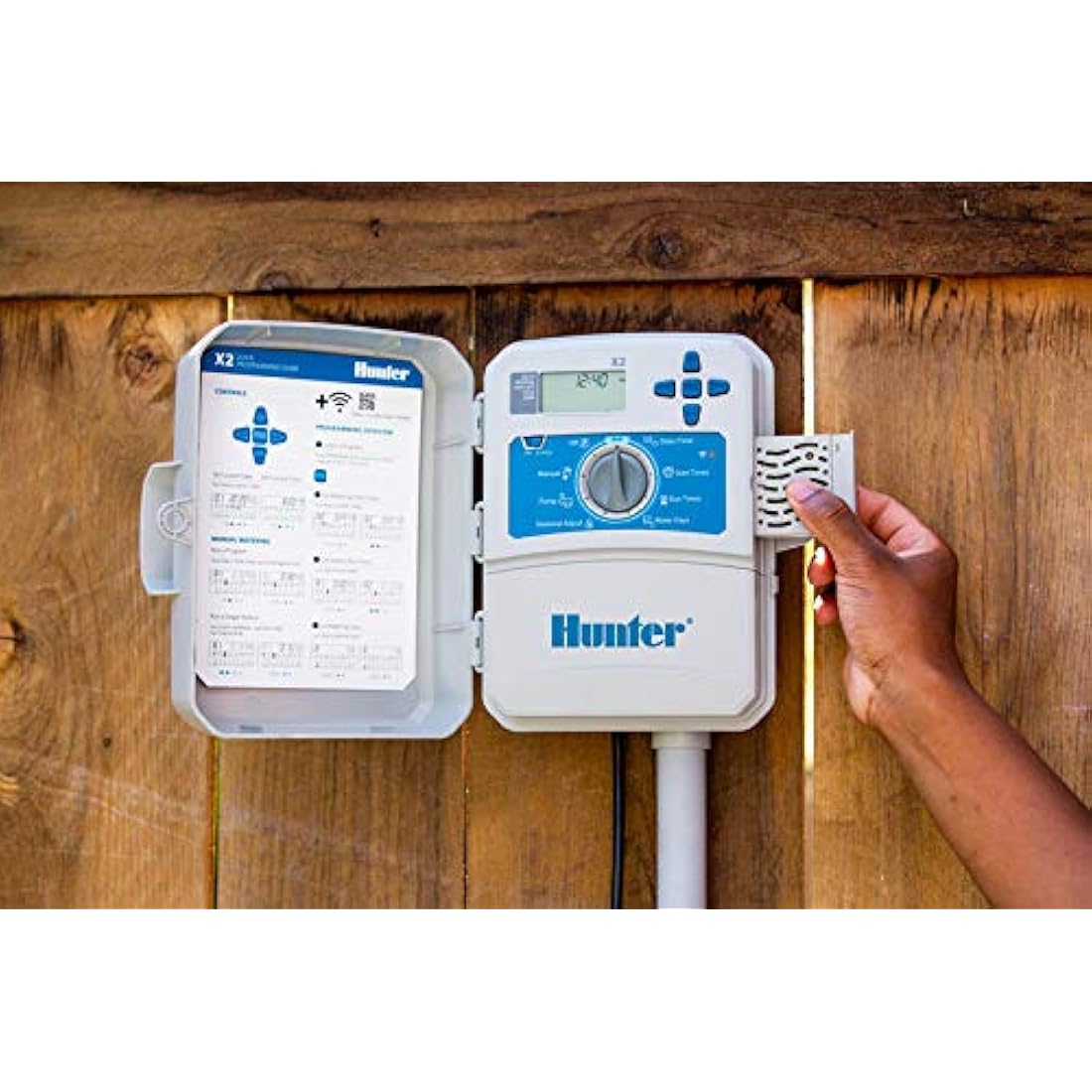 HUNTER X2 601-6 Seasons - Outdoor/Indoor - Programmer Compatible WiFi Module Wand (NOT Included)