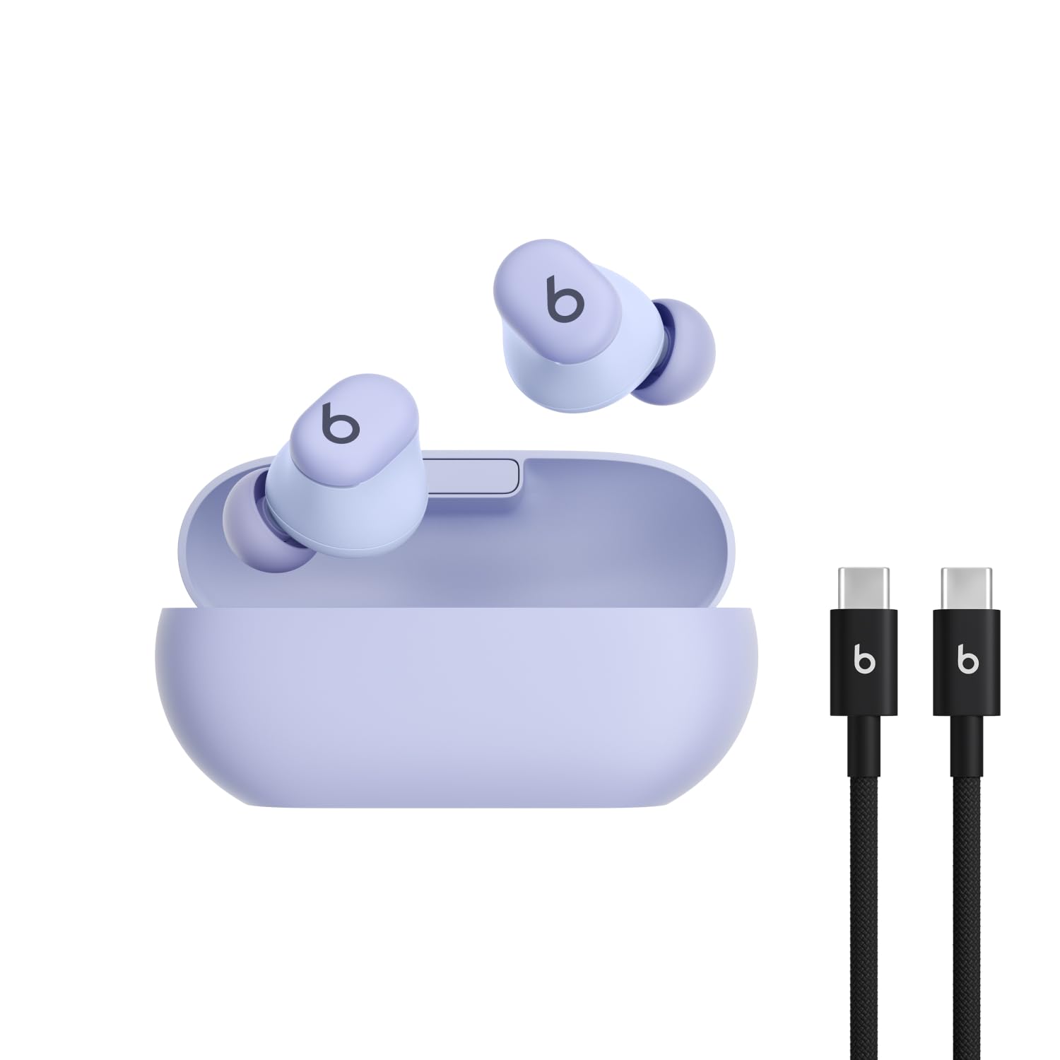 Beats Solo Buds — Wireless Bluetooth Earbuds | 18 Hours of Battery Life | Apple & Android Compatibility | Built-in Microphone - Matte Black