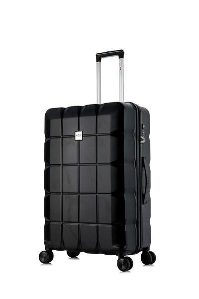 ATX Luggage Suitcase Large on 4 Dual Spinner Wheels Super Lightweight ABS Hard Shell Hold Check in with Built-in TSA Lock (Orange, 110 Liter)