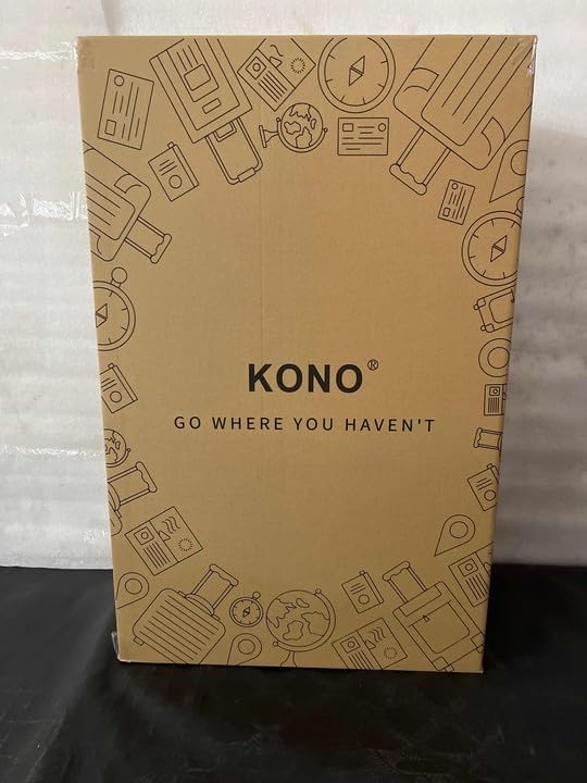 Kono Lightweight Suitcase Hand Luggage Polypropylene Hard Shell Travel Trolley