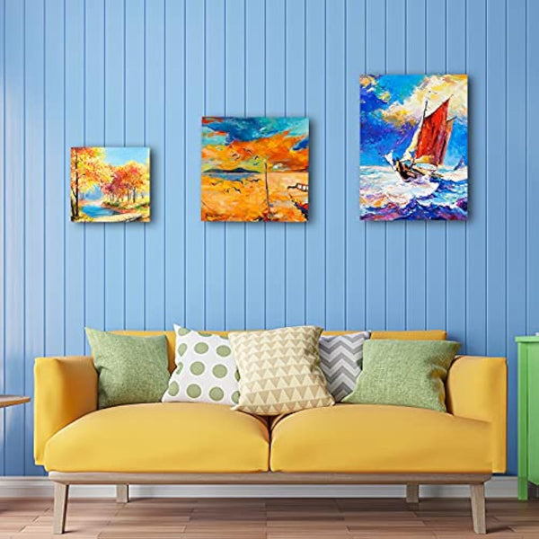 5 Packs Canvas for Painting - 45 x 60 CM(18" x 24"), Blank Canvas Panels Board for Acrylic Painting, Oil Paint & Wet Water Art Media, Canvases for Professional Artist, Hobby Painters & Beginners