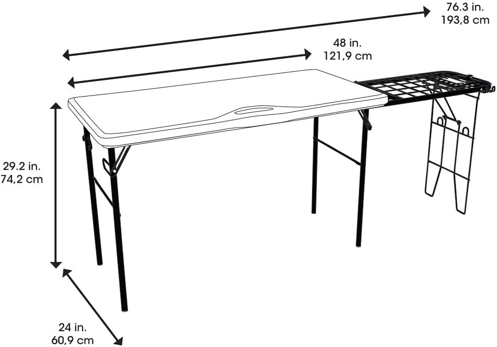 LIFETIME 4-Foot (1.21 m) Tailgate Table