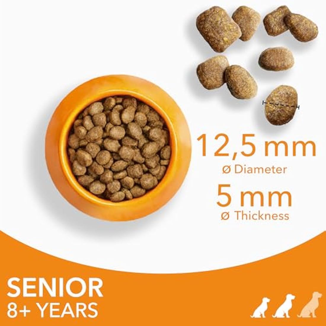 IAMS Senior Small Medium Complete Dry Dog Food Chicken 12kg - With DentalCare System