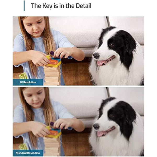 eufy Security Solo IndoorCam E220 (P24) 2K Pan&Tilt Home Security Camera Indoor Wi-Fi Plug-in Cam, Human & Pet AI, Voice Assistant Compatibility, Night Vision, Motion Tracking, Homebase not Compatible