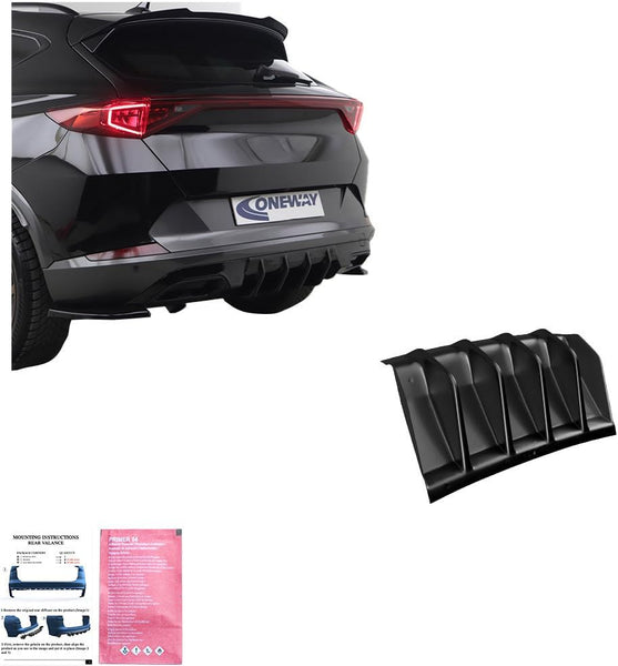 Oneway Rear Diffuser compatible with Cupra Formentor 2020-2024 excl. VZ/VZ5 - Gloss black