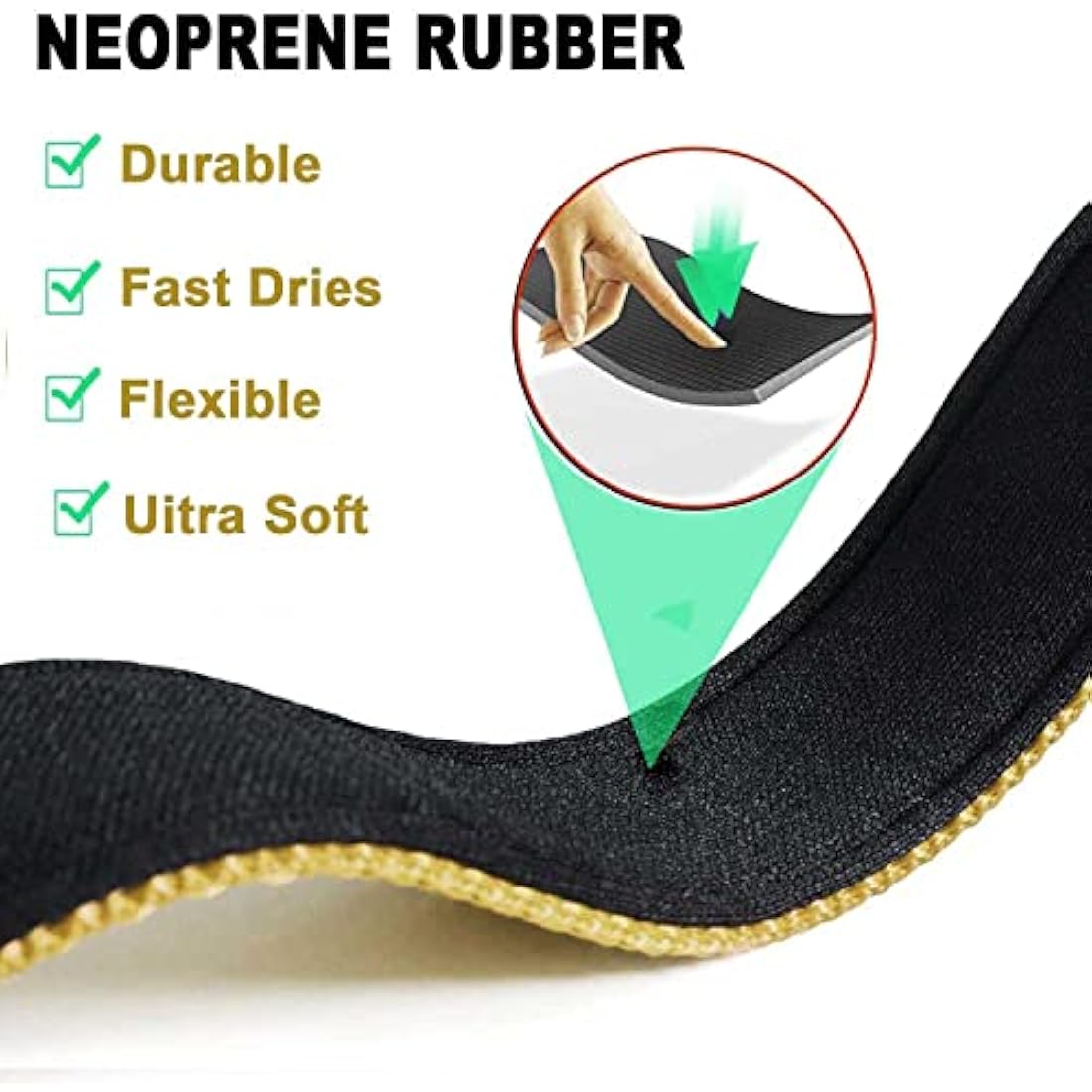 Dog Collar, Reflective Adjustable Basic Dog Collar with Soft Neoprene Padding, Durable Nylon Pet Collars for Puppy Medium Dogs