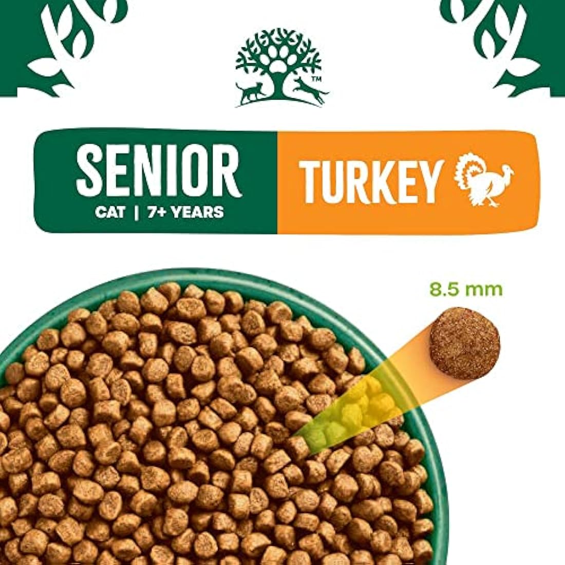 James Wellbeloved Senior Turkey 1.5 kg Bag, Hypoallergenic Dry Cat Food