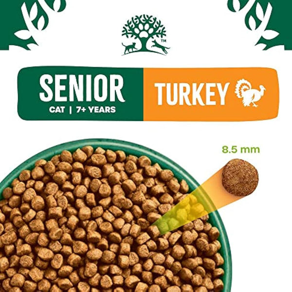 James Wellbeloved Senior Turkey 1.5 kg Bag, Hypoallergenic Dry Cat Food