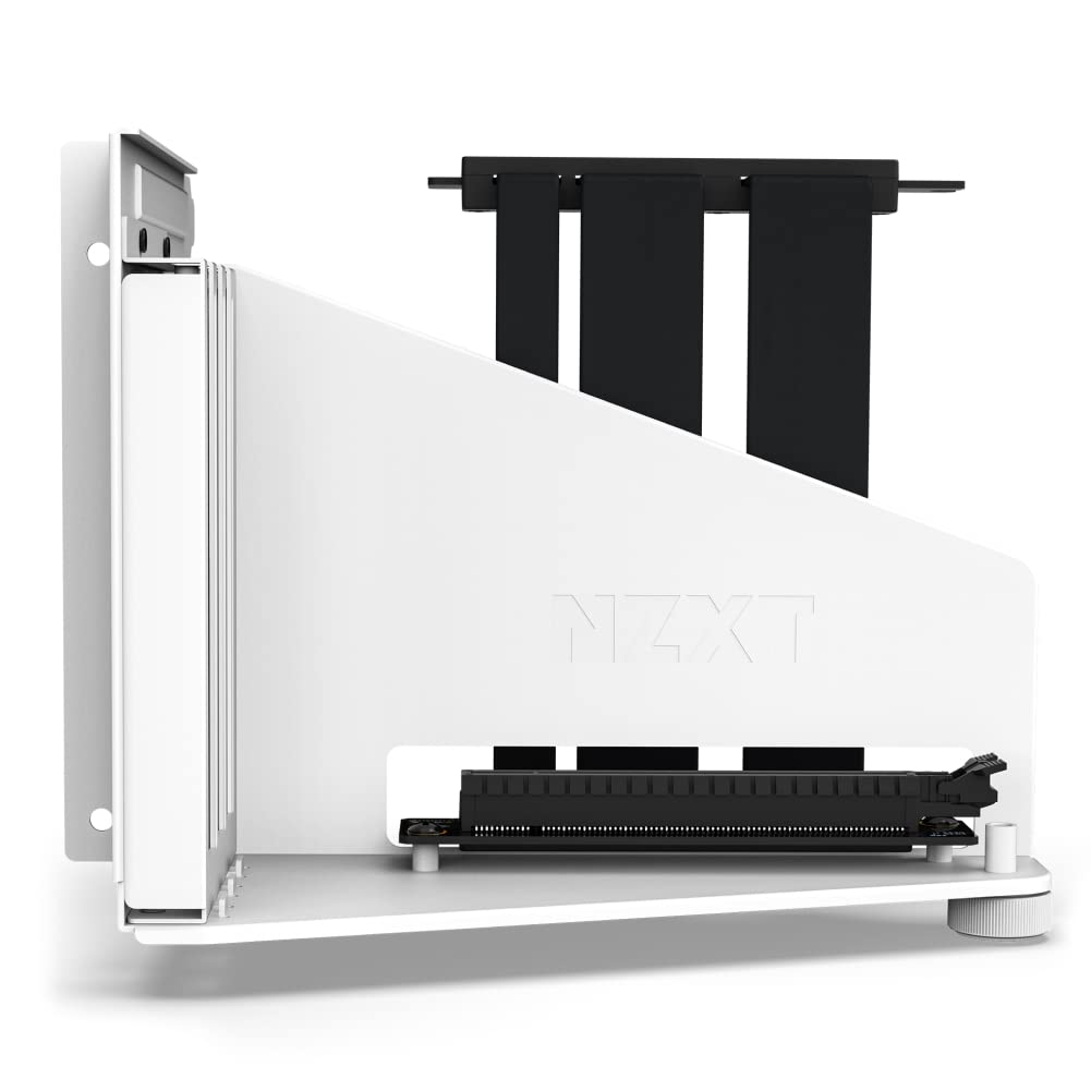 NZXT Vertical GPU Mounting Kit - AB-RH175-B1-175 mm PCIe 4.0x16 Riser Cable - GPU Holder - Sturdy Steel Bracket - Black