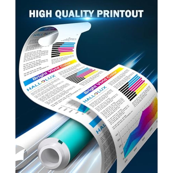 HALLOLUX 201A 201X Toner Cartridges - High Yield 4 Pack Replacement for HP 201X 201A Compatible with HP Color Laserj Pro MFP M252dw M277n M252n M274n M274dw Printers (Black Magenta Cyan Yellow)