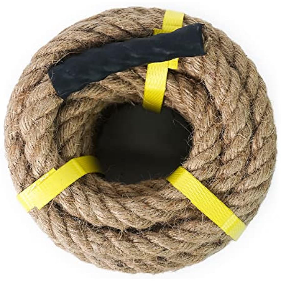 Aoneky Jute Rope - 14/16/20/25/30/40/50mm Heavy Duty Twisted Natural Hemp Rope for Garden, Tug of war, Nautical, Climbing Hammock and DIY Art Ideas for Decorate (40mm /8m)