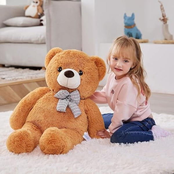 IKASA Giant Teddy Bear Soft Toys Stuffed Animals (78cm, brown)