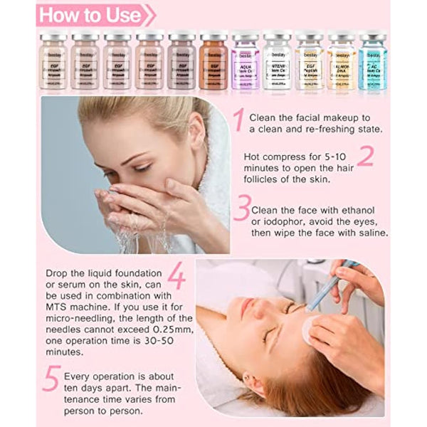 Kybbe Foundation Liquid for Needling System Semi Permanent Base Concealer Waterproof Glow