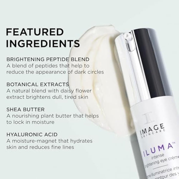 IMAGE Skincare, ILUMA Intense Brightening Eye Crème, Helps Reduce Signs of Visible Skin Aging, Dark Circles, Spots and Discolouration Under Eyes, 15 mL