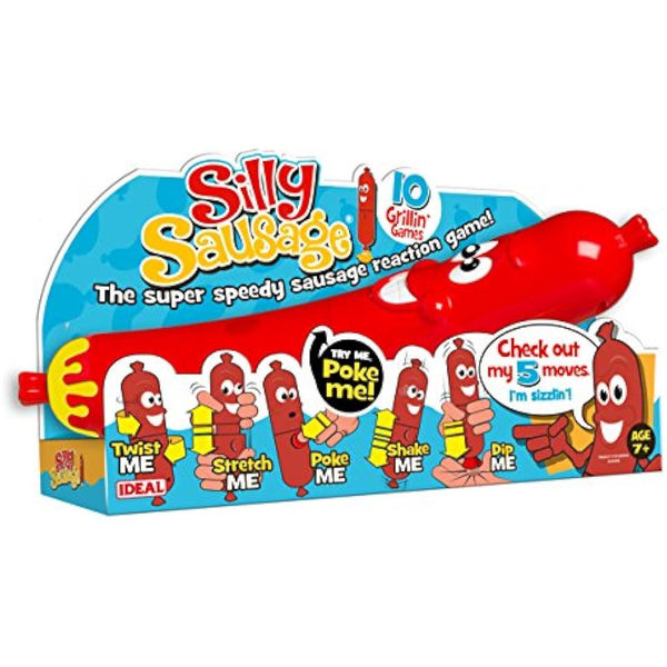 Ideal | Silly Sausage: The super speedy sausage reaction game | Family Games | For 1+ Players | Ages 7+