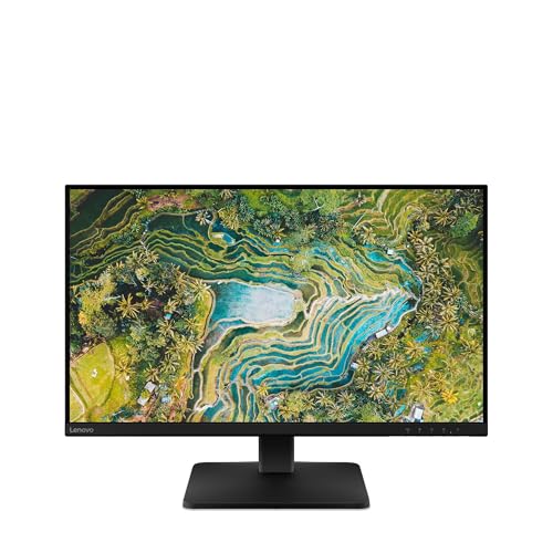 Lenovo L27i-4B 27 Inch PC Monitor | FHD, 1080p, 48-100Hz, IPS, 4ms, VGA and HDMI