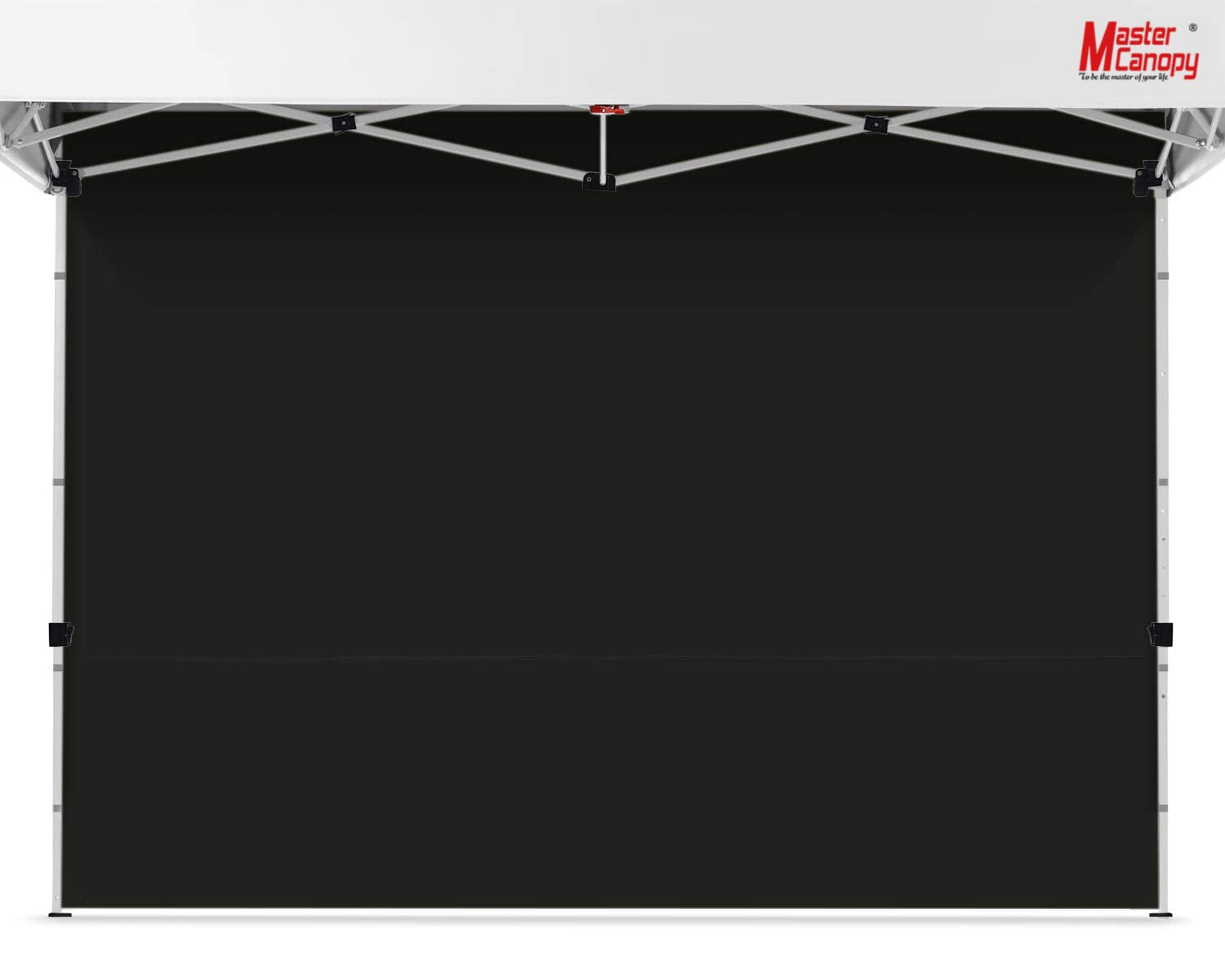 MASTERCANOPY Instant Gazebo Sidewall Panels Sunwall for 3x3M Pop Up Gazebo,1 Piece,Black