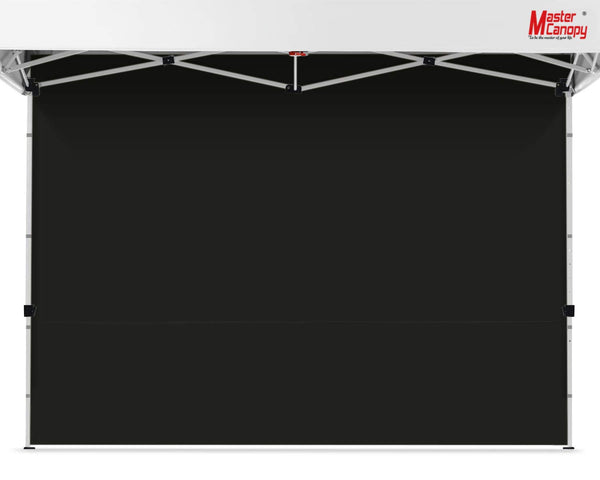 MASTERCANOPY Instant Gazebo Sidewall Panels Sunwall for 3x3M Pop Up Gazebo,1 Piece,Black