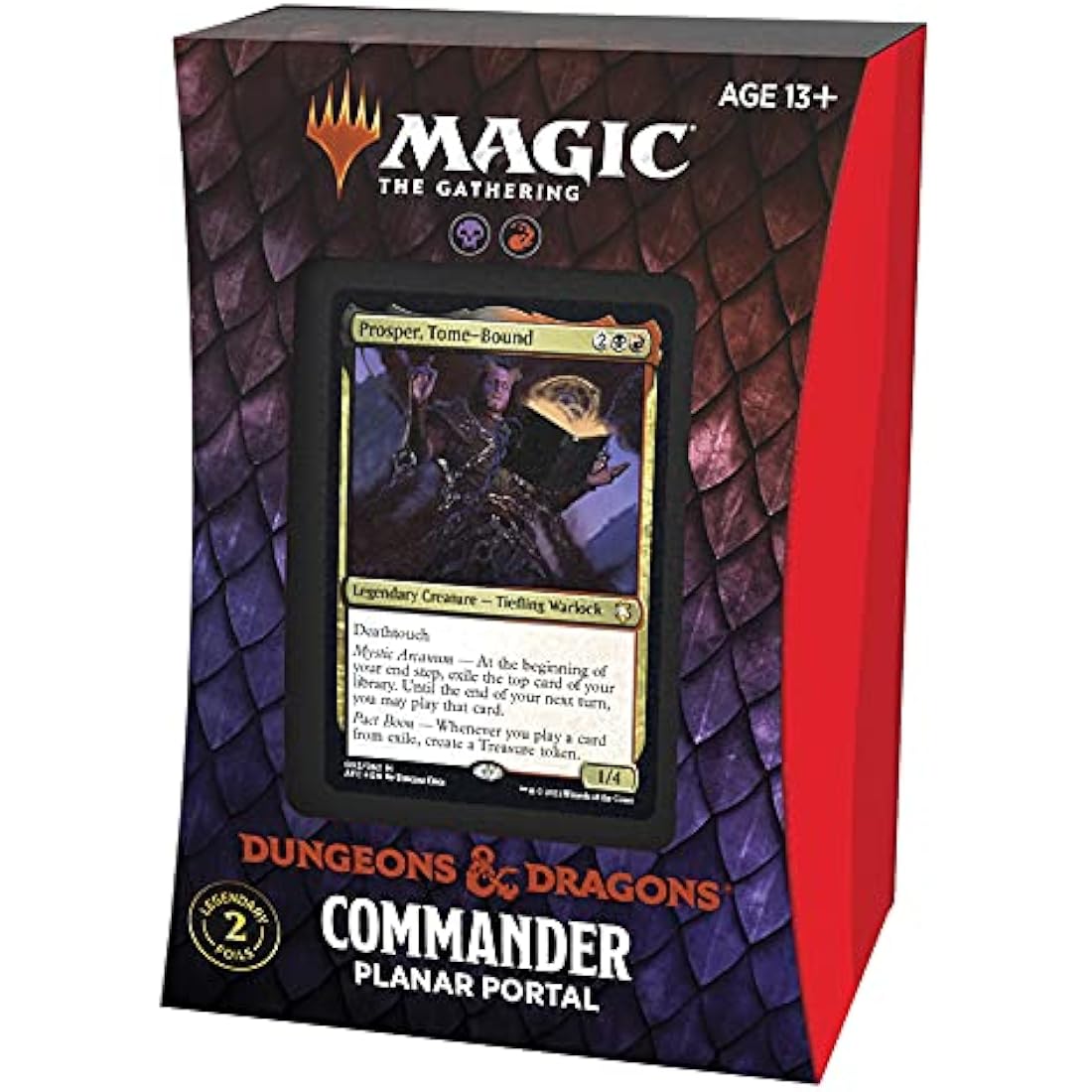 Magic: The Gathering Adventures in the Forgotten Realms Commander Deck – Planar Portal (Red-Black)
