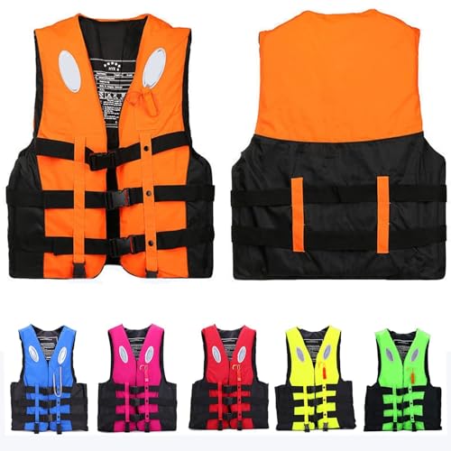 Swim Jacket - Paddle Board Life Jacket for Adult Adjustable Buoyancy Aids Swim Safety Snorkeling Vest for Kayaking Floatation Device Surfing Outdoor WaterSports(Blue,XL)