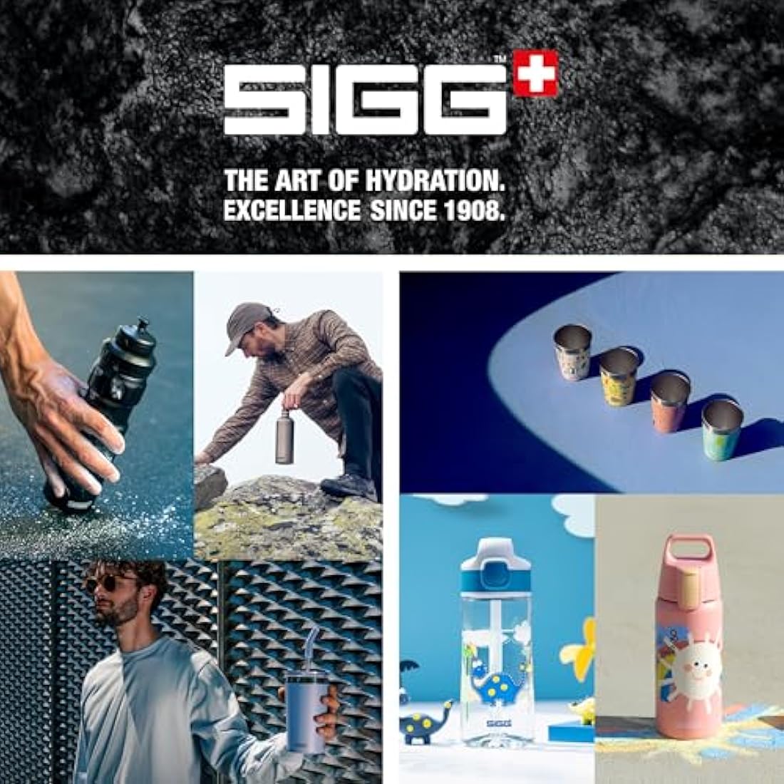 SIGG - Insulated Water Bottle - Shield Therm One - Suitable for Carbonated Beverages - Leakproof - Dishwasher Safe - BPA Free - 90% Recycled Stainless Steel - 0,5L / 0,75L / 1L