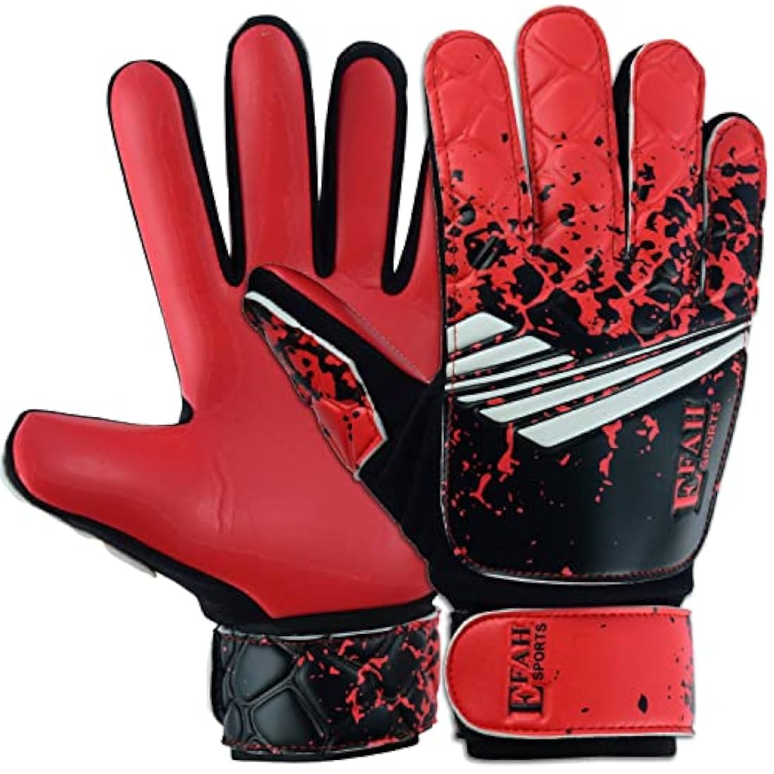 EFAH SPORTS Football Goalkeeper Gloves For Boys kids Children Youth Soccer Goalie Glove with Super Grip Palms