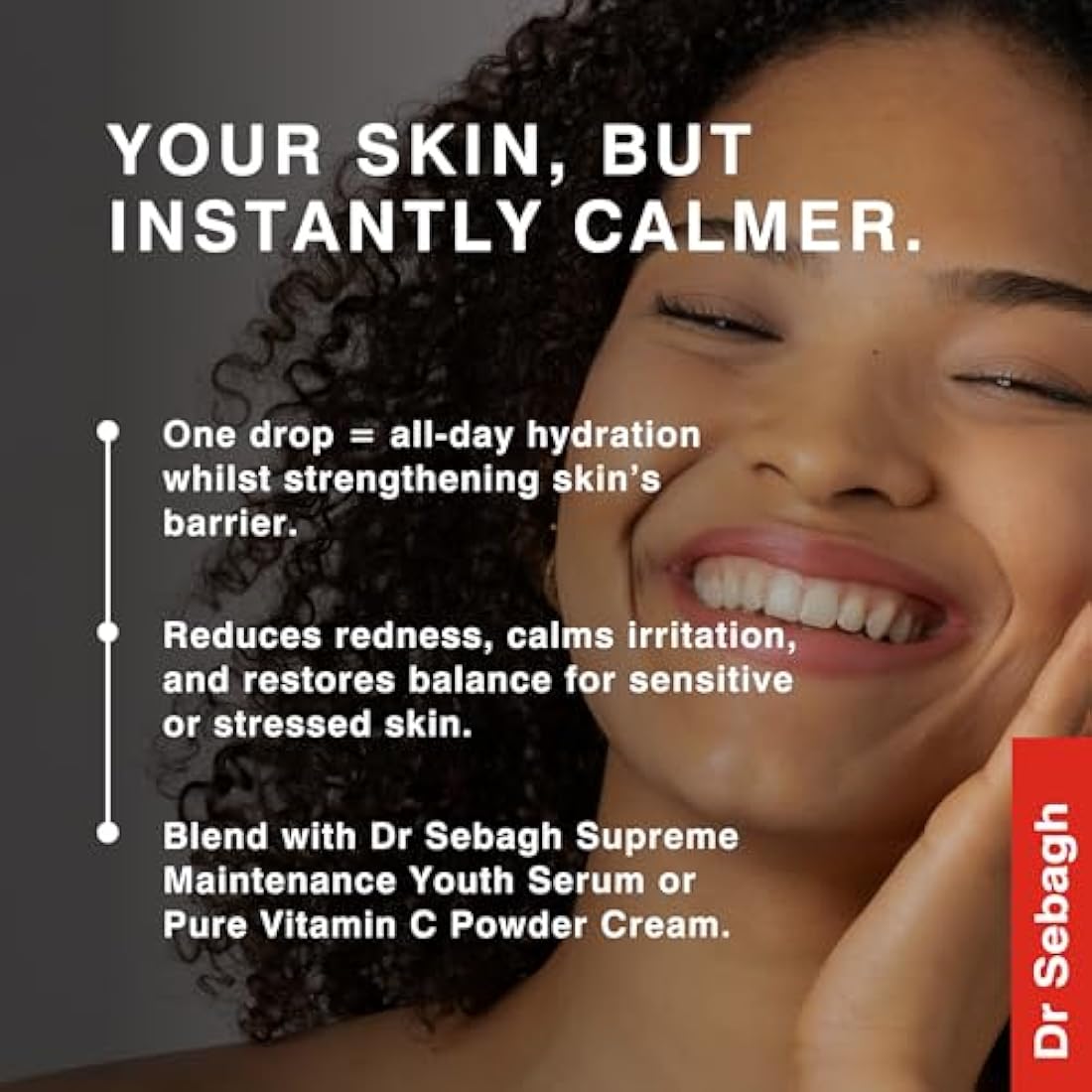 Dr Sebagh Rose de Vie Serum - 30 ml | Award-Winning Nourishing Anti-Aging Formula | Suitable for Dry, Mature, or Sensitive Skin | Designed to Soothe Redness & Irritation | Regenerating & Invigorating