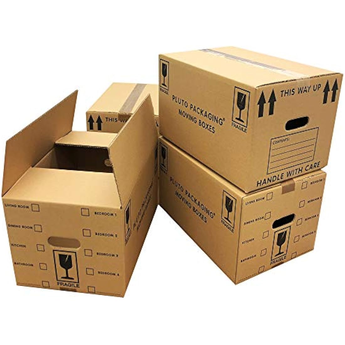 40 x Large Pack Of Strong Cardboard Boxes 47cm x 31.5cm x 25cm 44 litres Packing Shipping House Moving Box