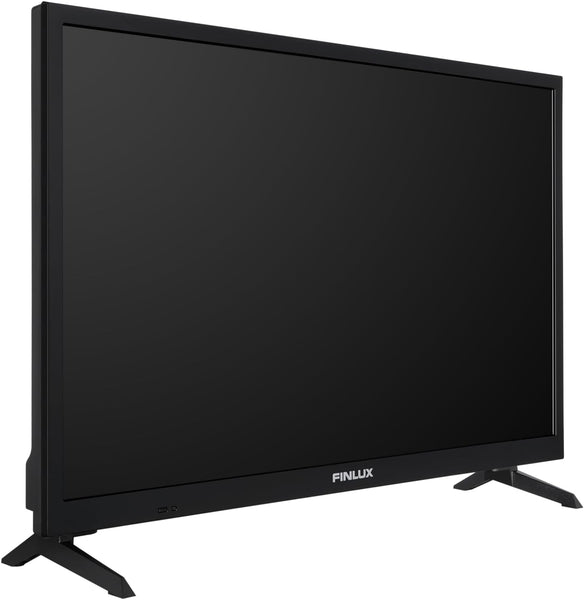 Finlux 24MH25D 24 inch HD Ready, Smart, Built in DVD/CD Player, Linux, HDR10, Dolby Audio, DTS Virtual X, DTS HD, Freeview Play, Netflix, 2025