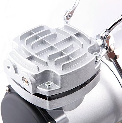 Fengda Airbrush Mini Compressor FD-186 with Powerful Constant Working Pressure/Strong Airflow/3L Air Tank, Regulator, Moisture trap for hobby, food decoration, body tattoo, graphic and so on