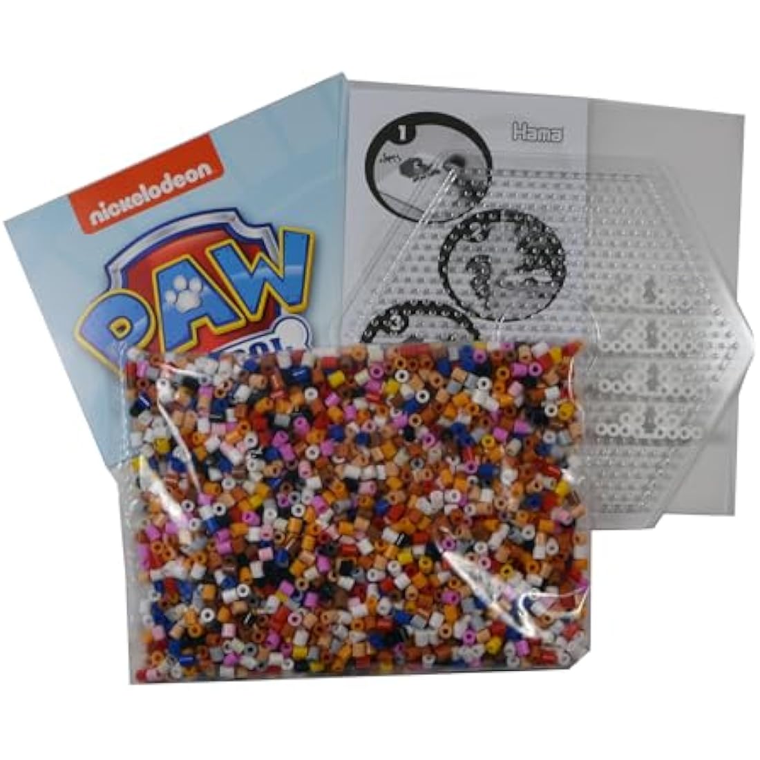 Hama Beads Paw Patrol Hanging Box, Arts and Crafts Beads for Children Ages 5+, Official Hama Beads Paw Patrol Set