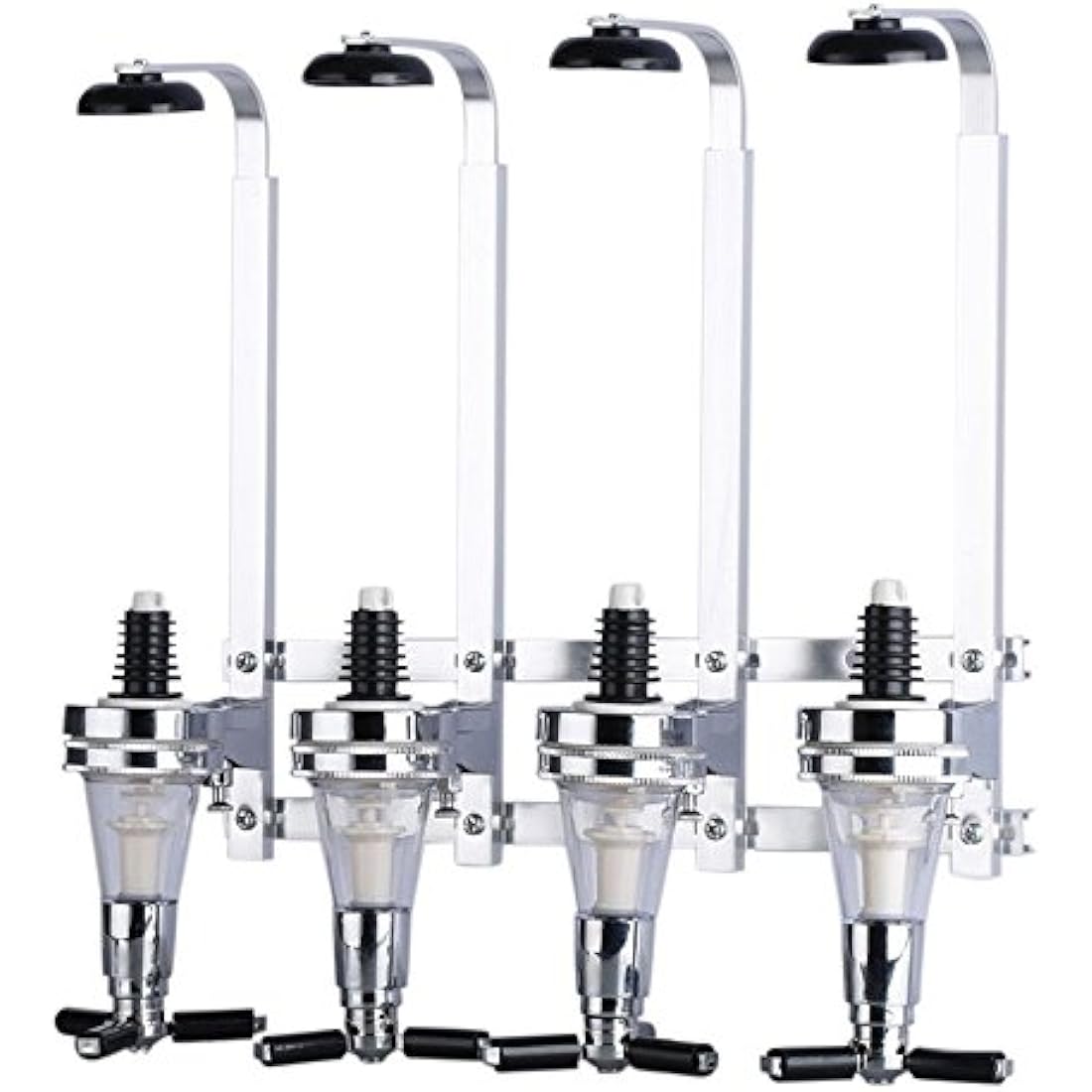 4/6 Bottle Wall Mounted & Rotary Stand Drinks Optic Dispenser Party Bar Butler by Crystals® (6 Bottle Wall Mounted)