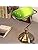 HJXDtech Vintage Desk Lamp/Table Light/Bedside Study Office Banker's Lamp with Green Glass Shade,Brass Base and Pull Switch